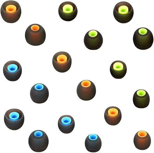 Auriculares de silicona para auriculares de repuesto para auriculares internos populares Otro agujero interior 0.150 in - 0.201 in 9 pares SML