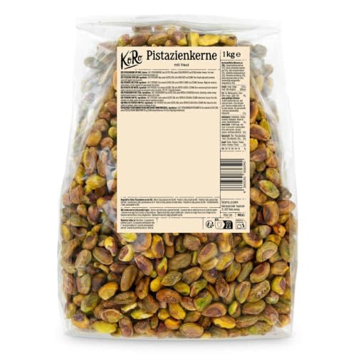 KoRo - Pistazienkerne mit Haut 1 kg - Ohne Öl - Naturbelassen - Ohne Zusätze