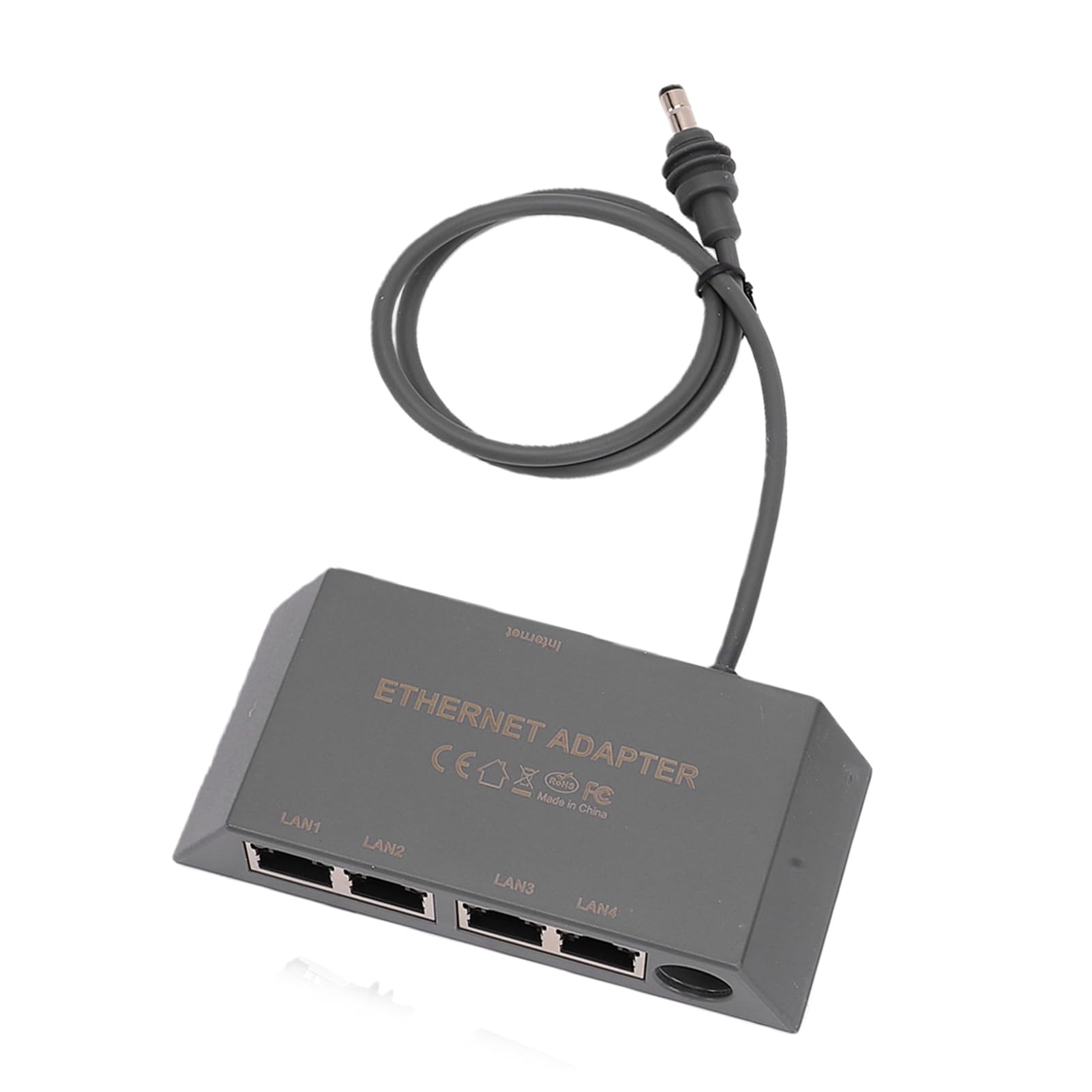 Adattatore Ethernet Gen3 ad alte prestazioni, 4 porte, adattatore Gigabit Ethernet per connessioni cablate stabili a casa e piccoli uffici