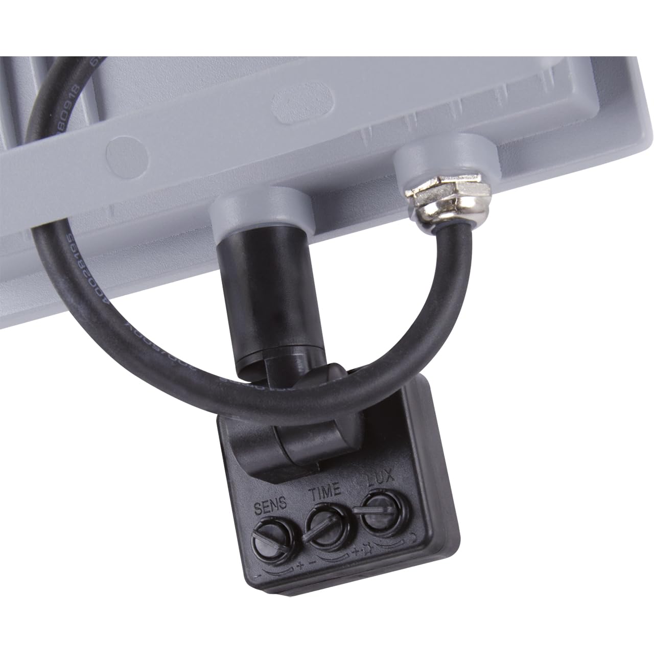 Licht-Erlebnisse LED Strahler mit Bewegungsmelder IP65 22,9 cm breit tageslichtweiß 6200 K 4320 lm hell Wandleuchte außen Flutlicht Hof Garten