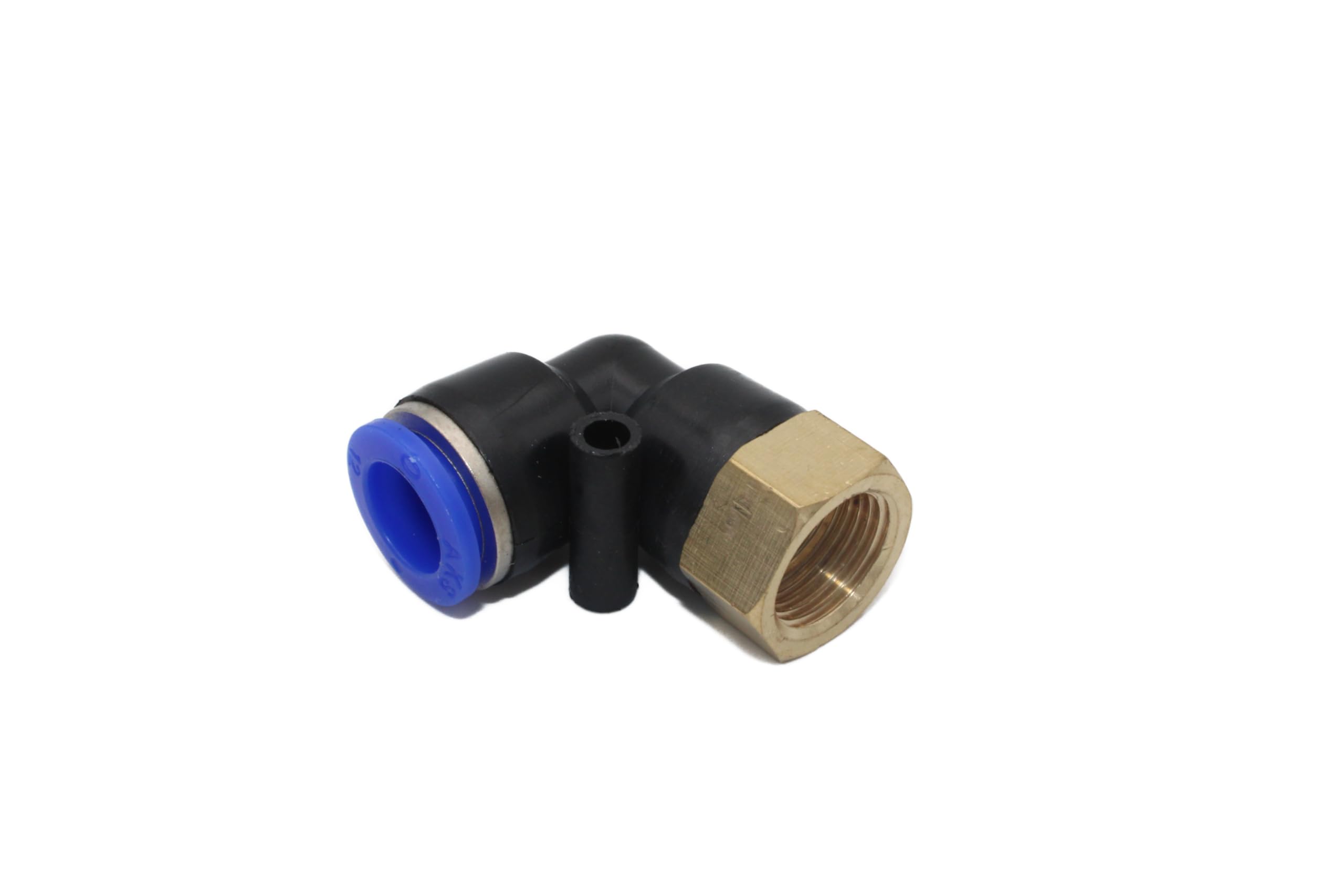 Raccordo pneumatico angolare 90° con filettatura interna 1/2" – 12 mm IQS 2 pezzi collegamento push in qualità industriale (1/2" – 12 mm – angolo 90°, 2 pezzi)
