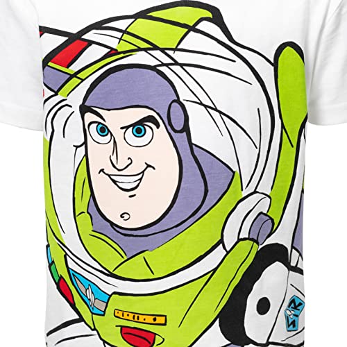 Disney Pixar Toy Story Buzz Lightyear Woody Rex Little Boys 3 Pack Graphic T-Shirts 6 #TOP7