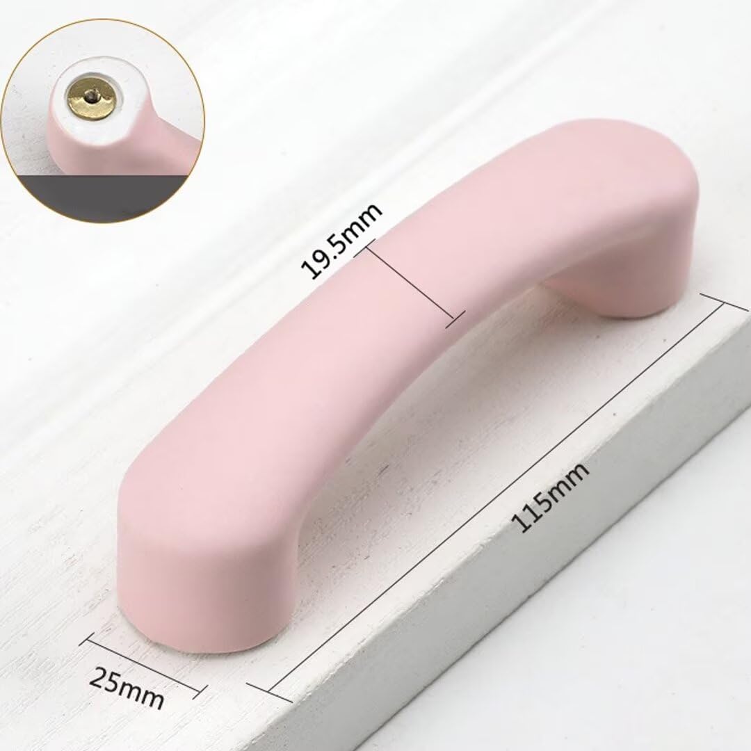 Lot de 12 boutons de porte en céramique - Poignées de tiroir de meubles pour cuisine, salle de bain, commode, maison, bureau, décoration - CC : 96 mm
