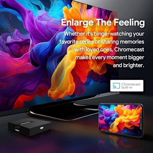 Image of RockTek GB1 (TVDongle) Google TV 4K UHD Streaming Dongle, HDR Dolby Vision Atmos, Voice Remote, Netflix, Prime Video, Disney+, Max, Hulu, Apple TV+, Live | Voice remote, Netflix, Prime Video, Disney+, Max, Hulu, Apple TV+, live TV, Chromecast built in