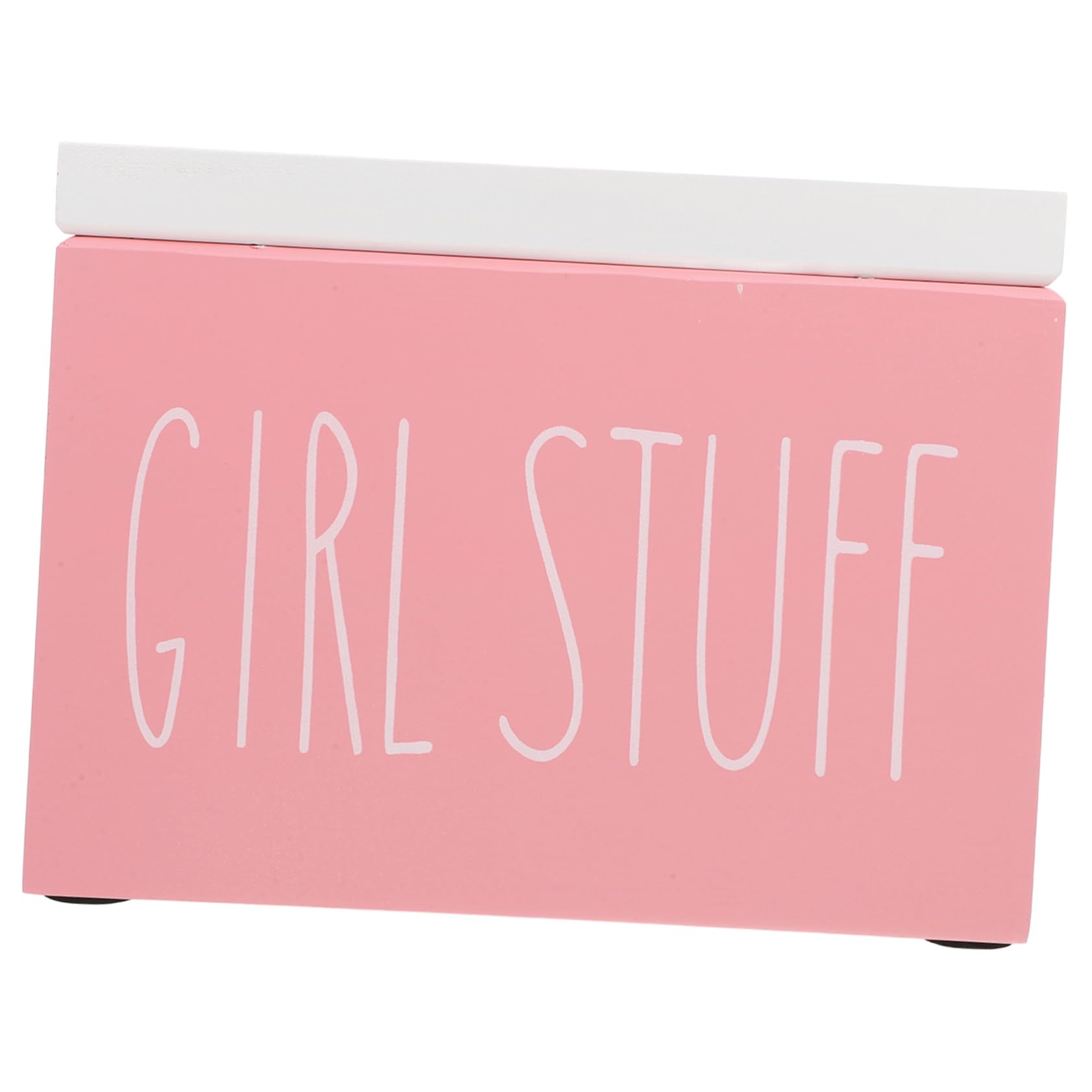 IMIKEYA Scatola organizer in legno per prodotti femminili con coperchio piccolo per il bagno supporto per impacchi e oggetti igienici organizzatore da scrivania