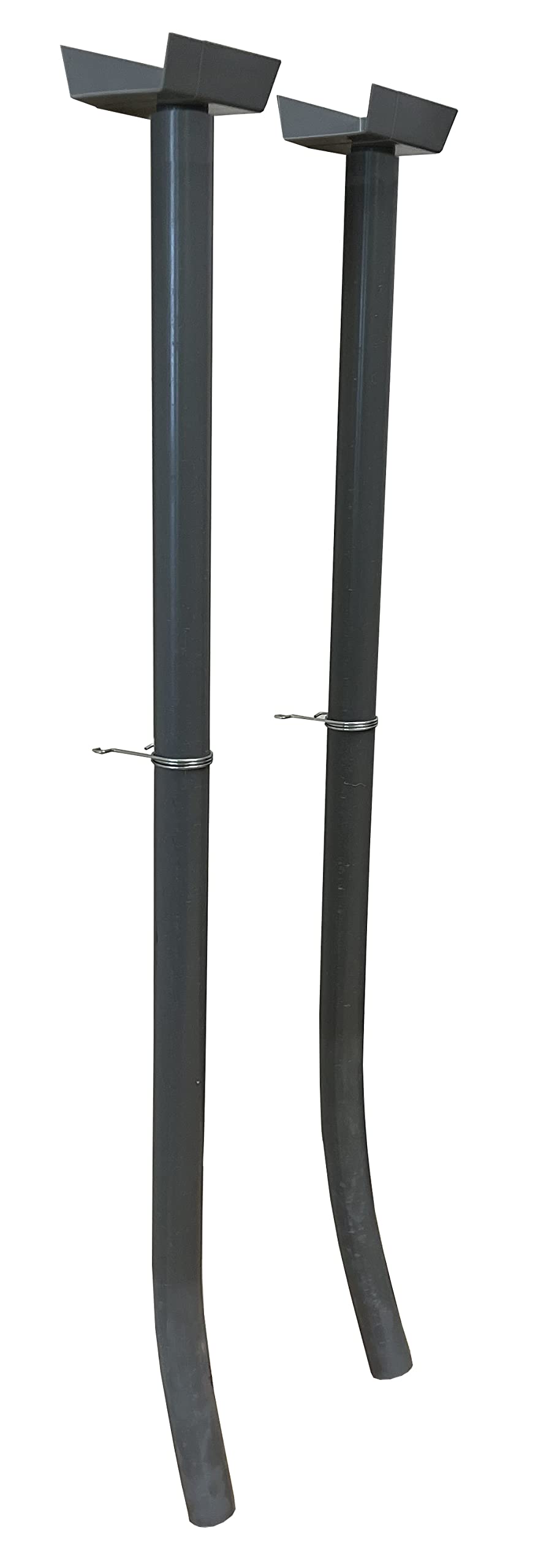 Selections Grey Greenhouse 50Mm Guttering Downpipe Rainwater Conversion Kit - Pack Of 2