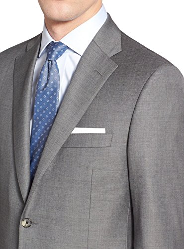 GN Luciano Men's Two Button 2 Piece Modern Fit Suit Ticket Pocket Jacket4