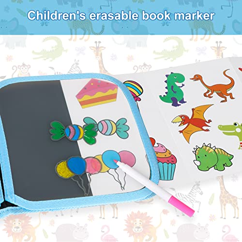 Qrytoi Washable Kids Coloring Markers Set - Suitable For Erasable Book Doodling Sets - 12 Erasable Color Marker Replacement Pens #TOP4