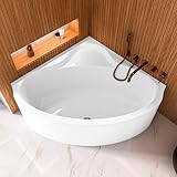 baignoire angle 135x135 ✅🔧 𝗜𝗻𝘀𝘁𝗮𝗹𝗹𝗮𝘁𝗶𝗼𝗻 𝗳𝗮𝗰𝗶𝗹𝗲 𝗲𝘁 𝗽𝗿𝗼𝗽𝗿𝗲, 𝘀𝗮𝗻𝘀 𝗰𝗮𝗿𝗿𝗲𝗹𝗮𝗴𝗲: Le tablier acrylique inclus permet une installation facile et propre, sans carrelage. Il facilite l'accès au siphon et assure une installation rapide et simple.