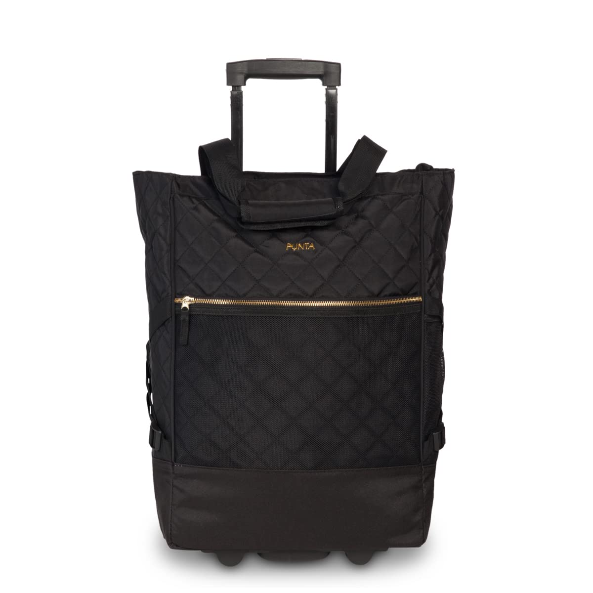 Punta Wheel Classy Einkaufstrolley Einkaufsroller Einkaufswagen Shooping Trolley 10422, Farbe:Schwarz