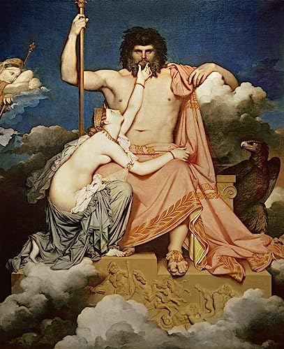 Poster Jupiter et Thétis décoratif pour sublimer le design mural de votre salon moderne