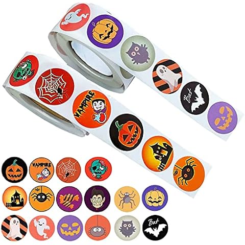 Pegatinas Autoadhesivas de Halloween Mtaajin Cover