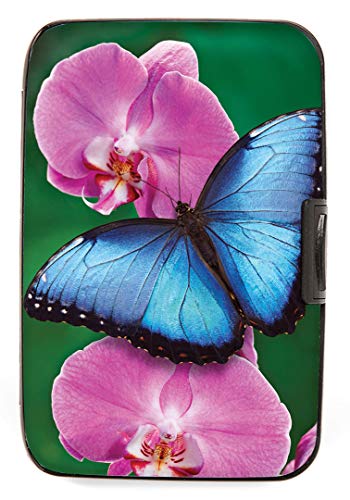 Carteira protegida RFID – Borboleta azul Morpho