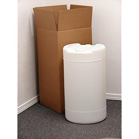 15 Gallon Emergency Water Storage Drum, Natural - New! - Boxed! Cover