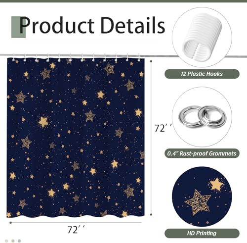 47% Off Starry Night Shower Curtain - Only $8.49 - Image 7