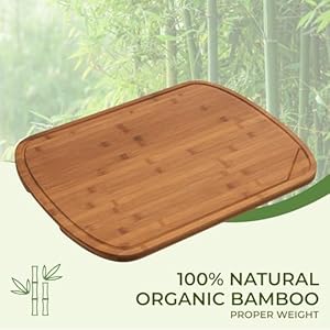 30×22 bamboo cutting board for kitchen stove top cover extra large noodle board with handle butcher block chopping board with juice groove large charcuterie board carbonized  urban country home decor