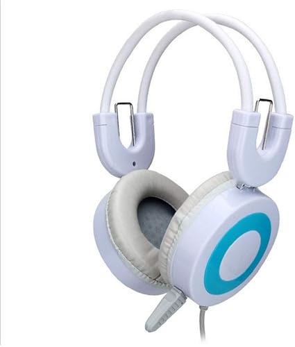 Cuffie auricolari per giochi via cavo crepe colorate raffica riduzione del rumore confortevole suono perfettamente bilanciato con microfono senza cuffie leggere Cuffie auricolari per giochi via cavo crepe colorate raffica riduzione del rumore confortevole suono perfettamente bilanciato con microfono senza cuffie leggere
