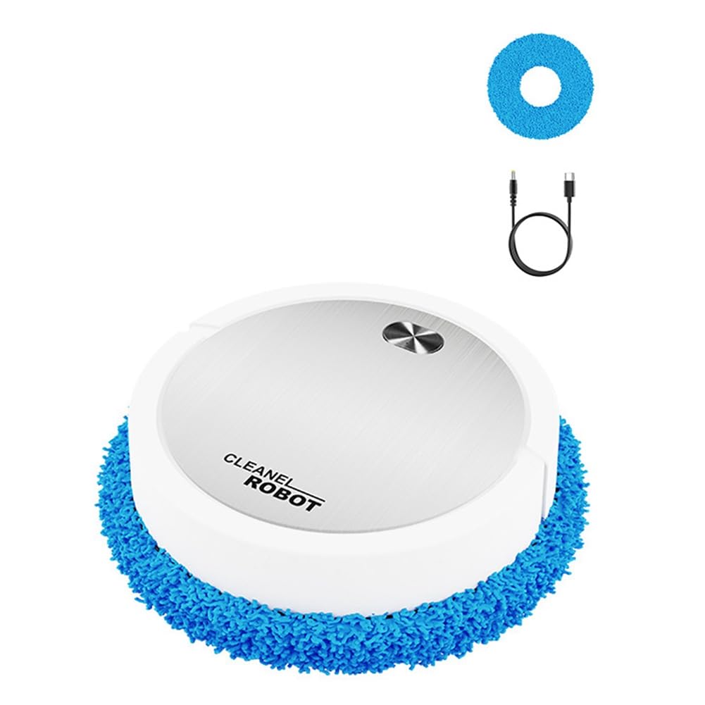 CTRLZS Intelligent Mopping Robot Household Wet and Dry Mopping Machine Portable Rechargeable Cleaning Machine Vacuum Cleaner Easy to Use -A