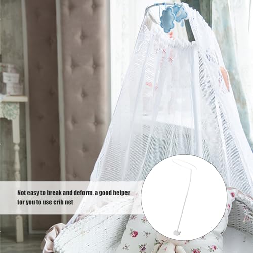 Support de moustiquaire de lit bébé DOITOOL en fer blanc - 7