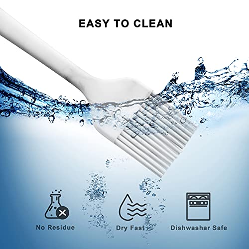 Fivetas 1.97"X9.84"Heat Resistant Food Grade Silicone Pastry Brush Basting Brush For Cooking,Bbq,Meat,Desserts.kitchen Brush For Sauce Butter Oil.stainless Steel Core Handle.bpa Free. Marbling. #TOP2