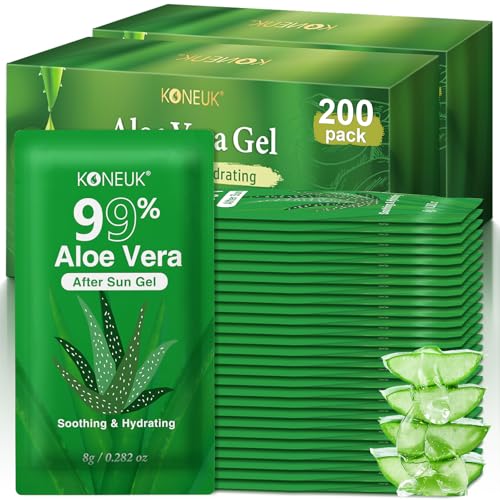 200 Pack Bulk Aloe Vera Gel