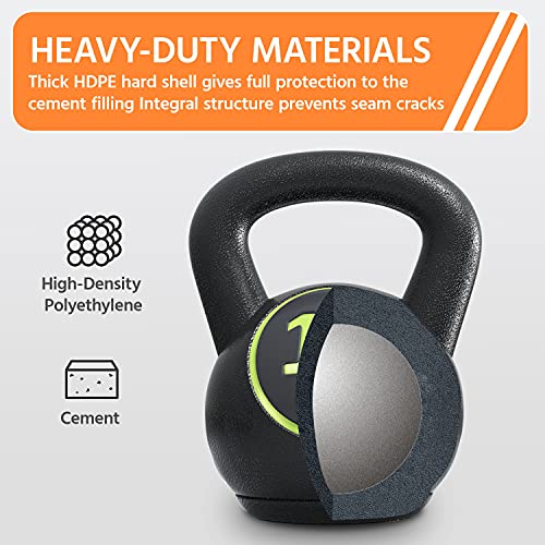 Yaheetech Kettlebell Sets 4 Piece Strength Training KettleBells Weight Set 5lb, 10lb, 15lb, 20lb Kettle Bell for Women & Men for Full Body Workout & Exercise Fitness - Thumbnail 4