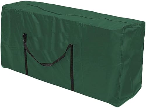 Bolsa de almacenamiento para cojines de patio de Navidad, impermeable, a prueba de polvo, cajas de almacenamiento extra grandes para árbol de
