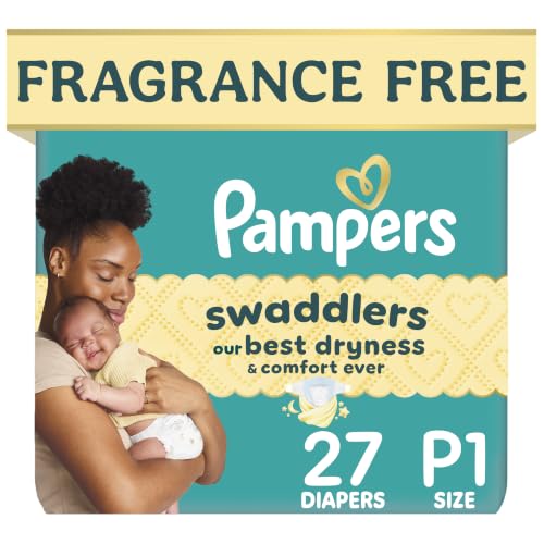 Image of Swaddlers Newborn Diapers, Size P1 (up to 6 lbs), 27 Count, Fragrance Free, Hypoallergenic, Absorbent, Pediatrician Recommended, Skin Safe