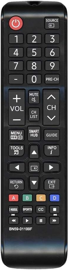Smartway2save Remote Compatible with Samsung Smart TV's UN65MU6070FXZA UN60JU6400FXZA UN58MU6120FXZX UN55JU640DFXZA UN50MU6070FXZA UN48JU640DFXZA UN43M5300AFXZA UN40M5300AFXZA UN32M5300AFXZA