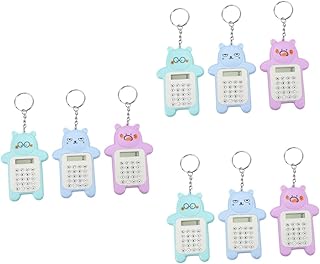 Ciieeo 9 Pçs Calculadora Aritmética Chaveiro Chaveiro Para Bolsa Chaveiro Mini Bolso Calculadora Calculadora Saco Pingente Botões De Plástico Calculadora Chaveiro Desktop