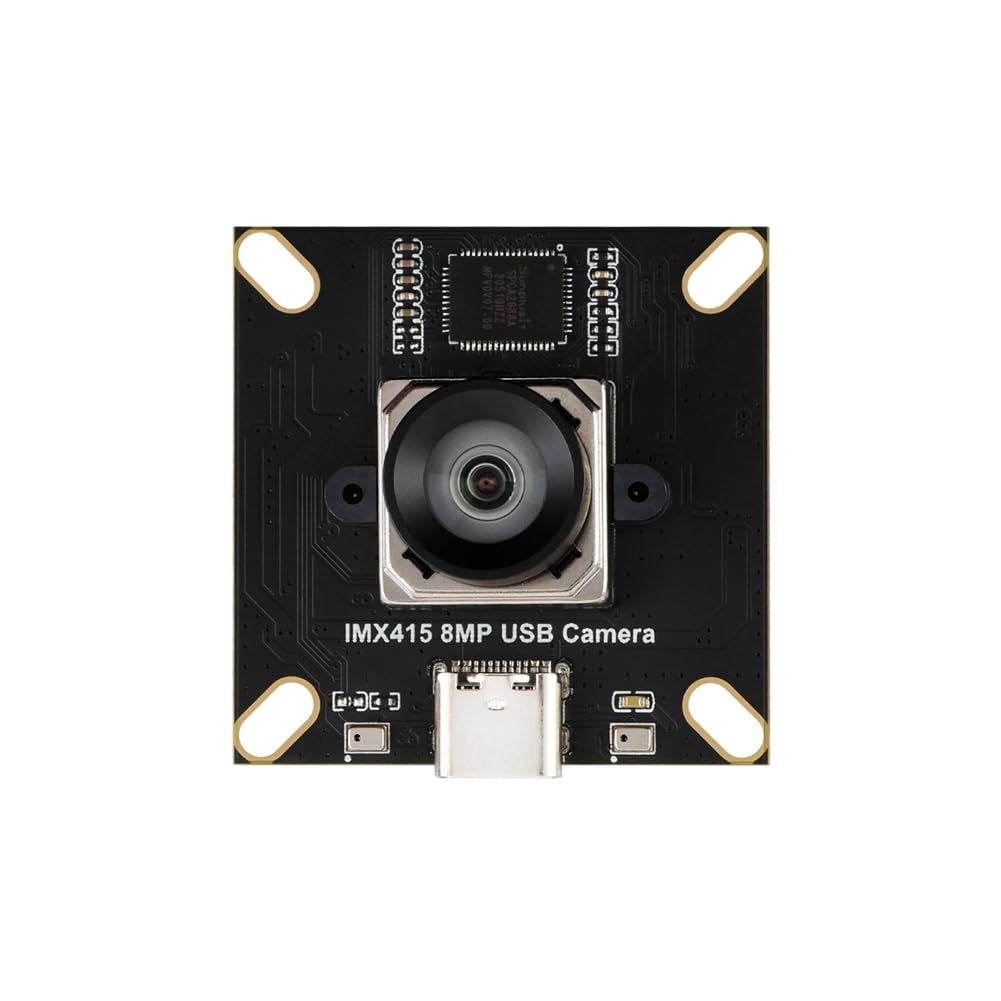 IMX415 8MP USB2.0 Type-C USB-Kameramodul 3840x2160 Full HD 95,5° D-FOV Verzerrungsfreies Objektiv mit Integrierten Dual-Mikrofonen