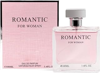 Romantic Eau de Parfum for Women, 3.4 FL OZ/100ml, Fresh Floral Scent Natural Spray Women Fragrance