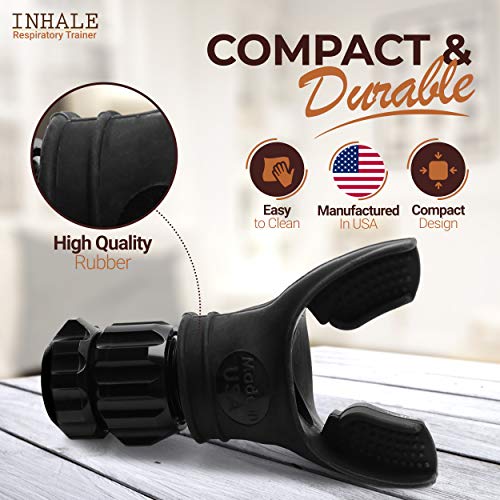 image for Inhale Respiratory Trainer | Compact Lung Exercise Device with High Gr