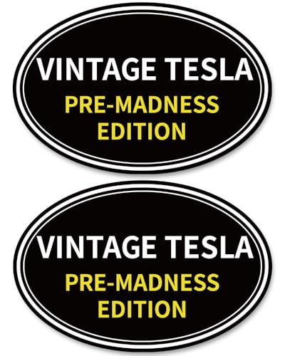 Image of 2 Pack Anti Elon Vintage Pre Madness Edition Magnet - Vinyl Coat of Arms Auto Bumper Magnet