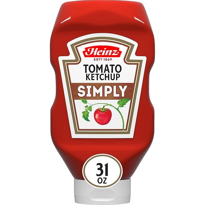 Simply Tomato Ketchup with No Artificial Sweeteners Catsup, 31 oz Bottles (Pack of 3)