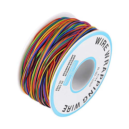 280 Metre 8 Renk 0.25 mm Tel Kalınlığı 30Awg Makara Atlama Kablosu