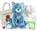 Volpe Blu da 40 cm di Peluche da Riempire - Kit da Creare Senza Cucire - Crea Il Tuo Peluche Ultra-Morbido