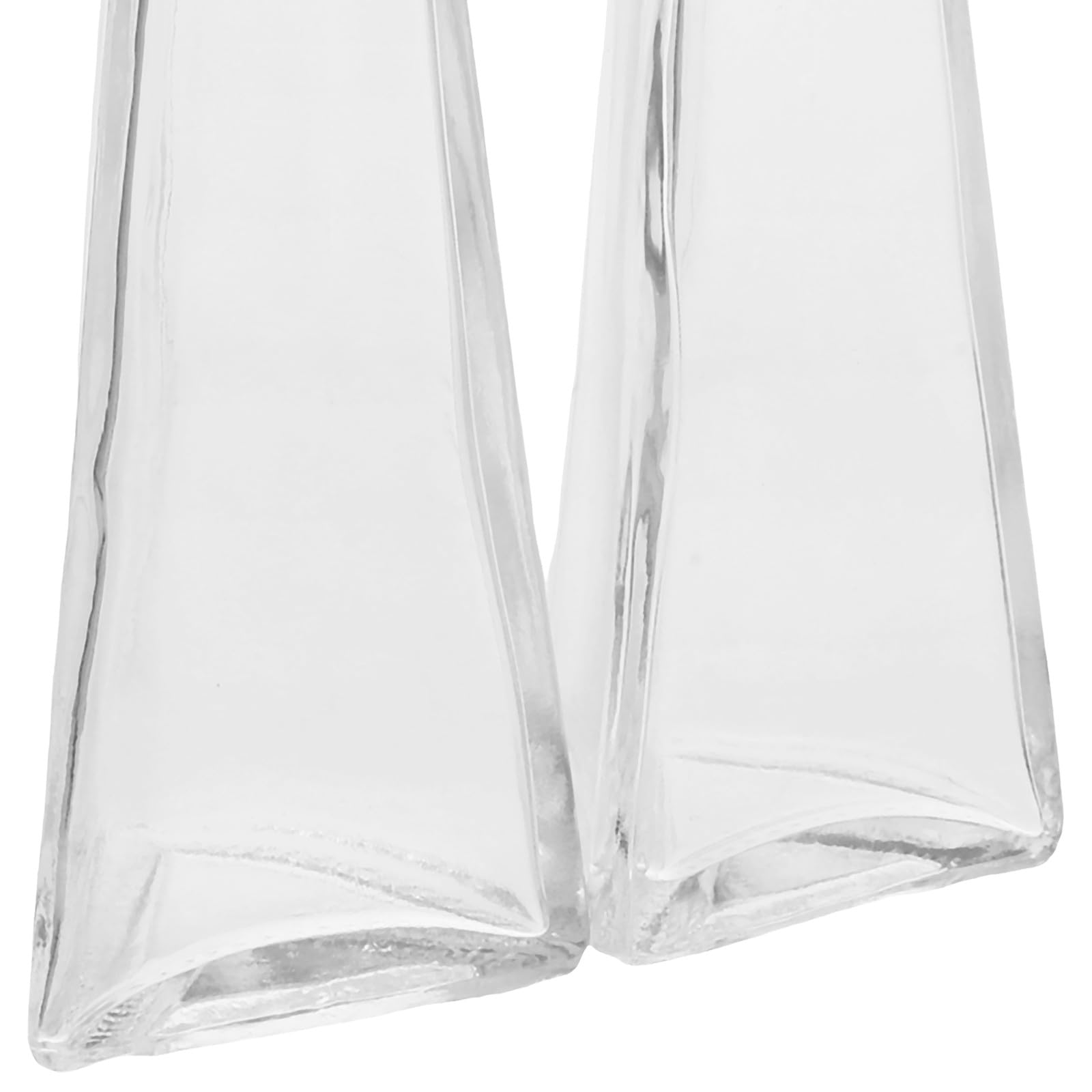 MAGICLULU Juego de 3 Botellas de Cristal para Ritual de Arena en Bodas, Frascos Decorativos Diseño de Origami, Recipientes para Ceremonias y Eventos Obsequios