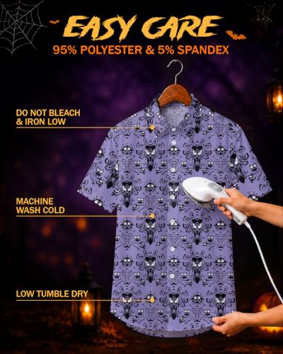 Image of 99TIMORO Movie Characters Halloween Shirt for Men Short Sleeve Top