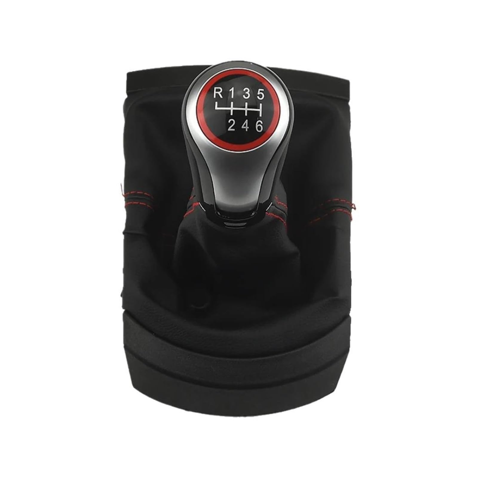 Dbmswzjqfg 6 Speed Sporty Shift Lever Knob For Seat Ibiza 2002-2010 Black