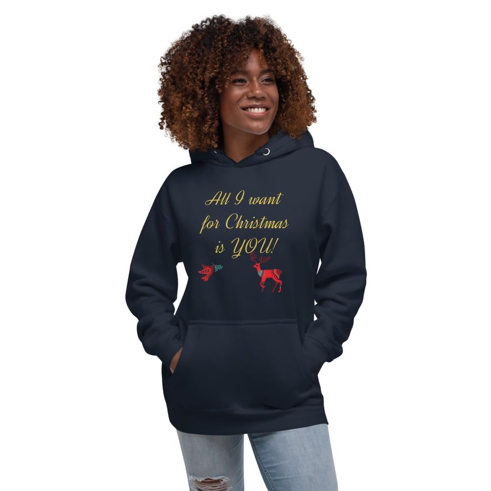 TheBoboGo Holiday Feeling Unisex Premium Hoodie, Super Soft, Christmas Style, Gift for Her/Him