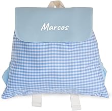 Transparent Gift Mochilas Infantiles Personalizadas con Nombre para Niños. Mochilas de Tela para Colegio y Excursión. Mochilas Infantiles para la Vuelta al Cole.
