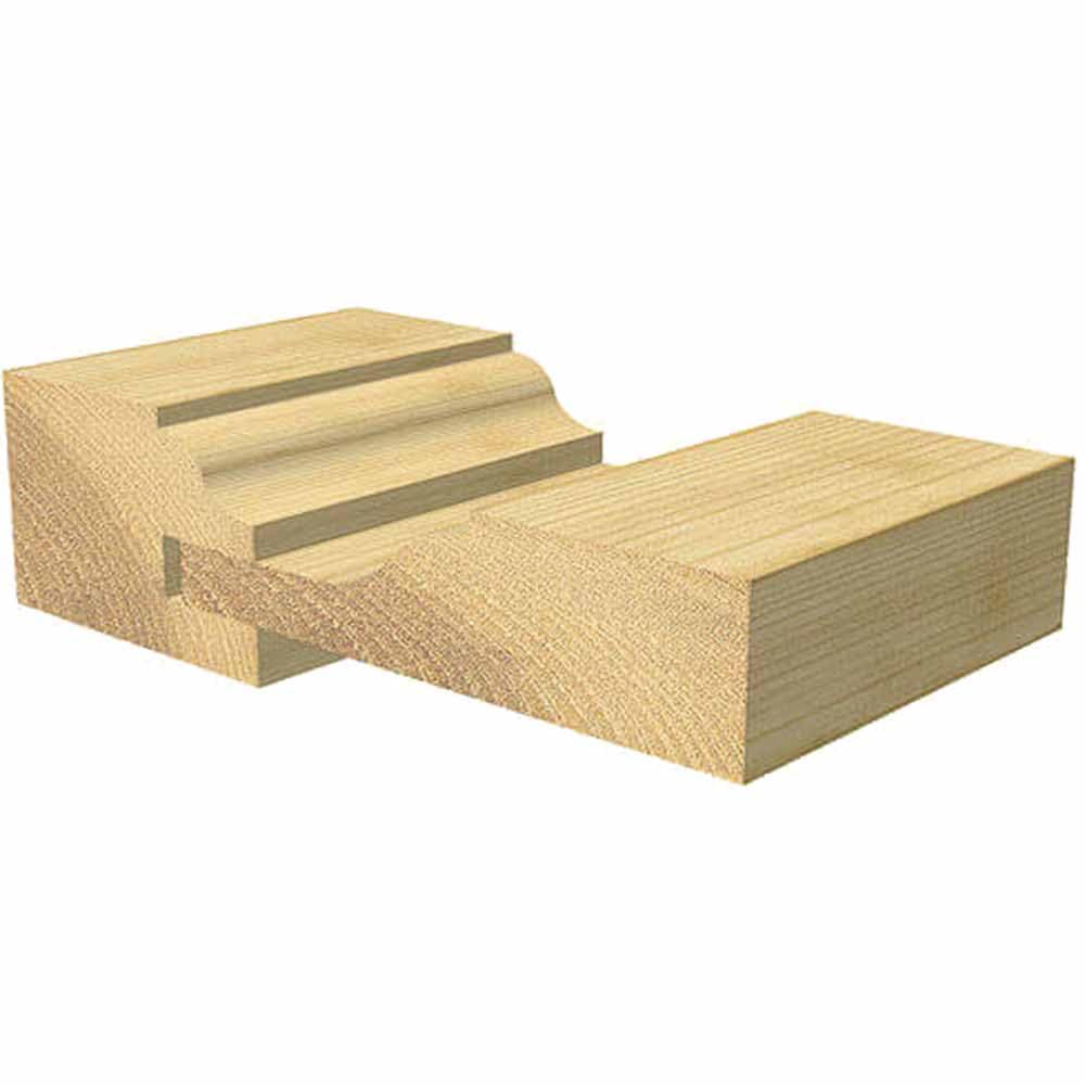 Trend CraftPro zestaw frezów Ogee do drzwi panelowych, trzpień 12 mm | Zawiera frezy Ogee do drzwi panelowych, trzpień 12 mm, z ostrzami z węglika, CR/PDS1X12MMTC