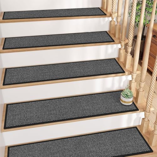 GOYLSER Jute Stair Carpet Treads
