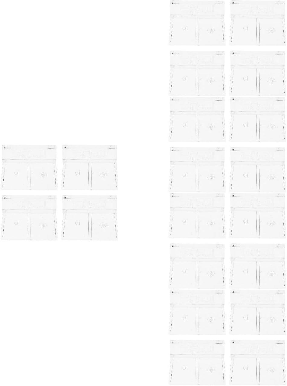 BESPORTBLE 20pcs Sturdy Acrylic Aquarium Lid Holders for Tanks Transparent Design Fish Tank Cover Racks Aquarium Supplies for Secure Cover Support