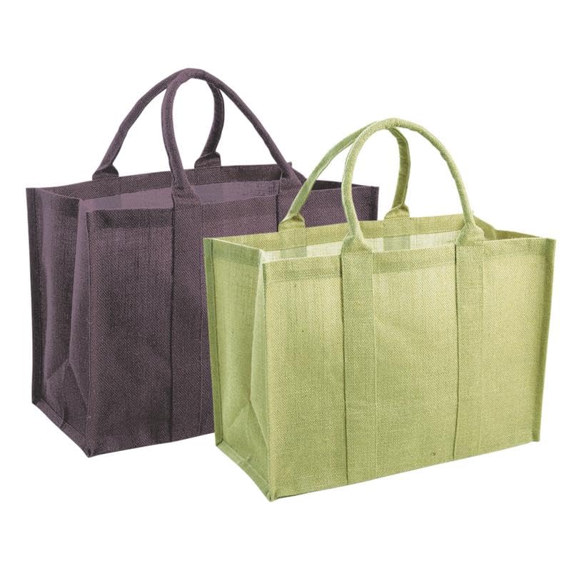 Sac de course en jute écologique idéal pour le marché et vos pique-niques