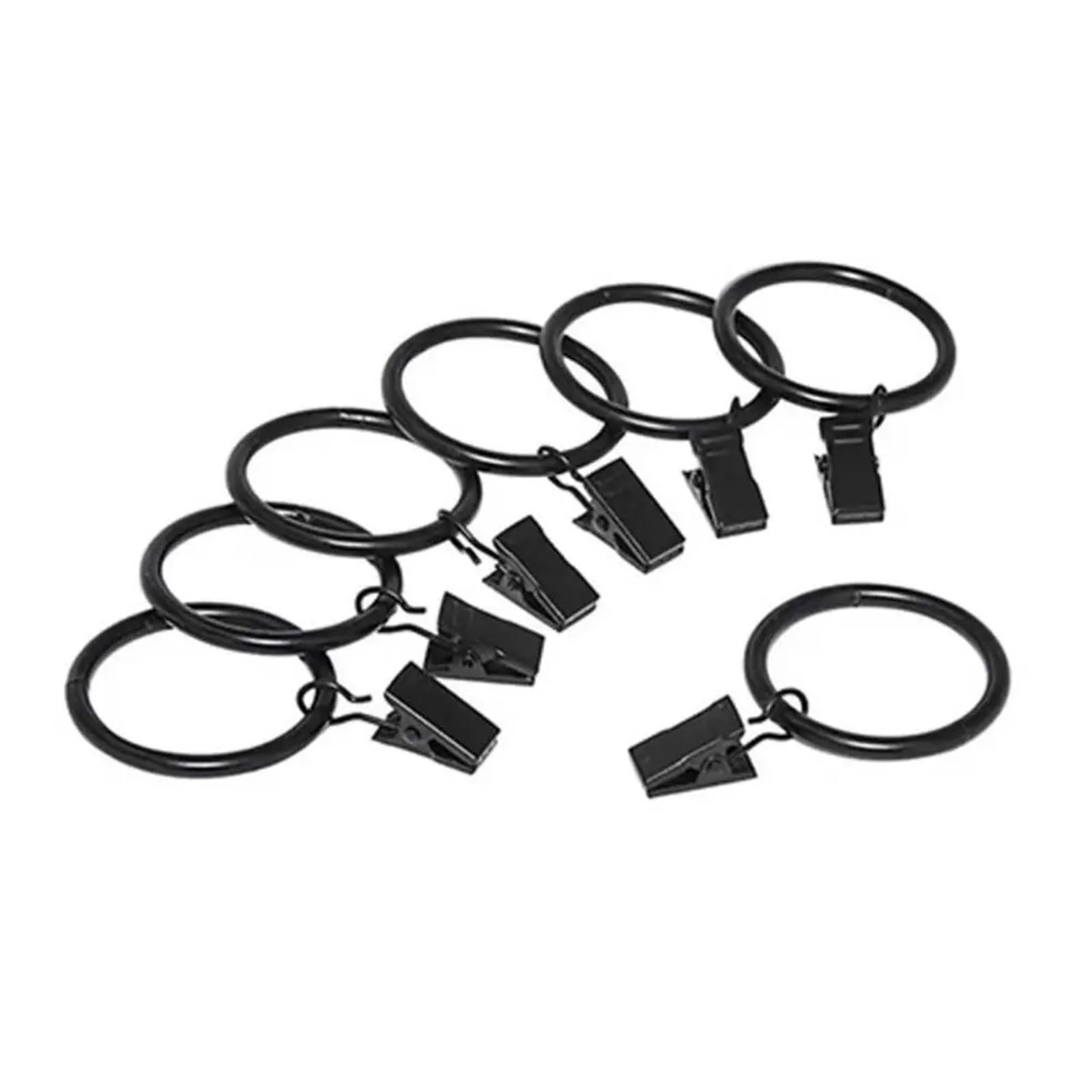 Vorhanghaken, 100 Stück Vorhangring-Clips