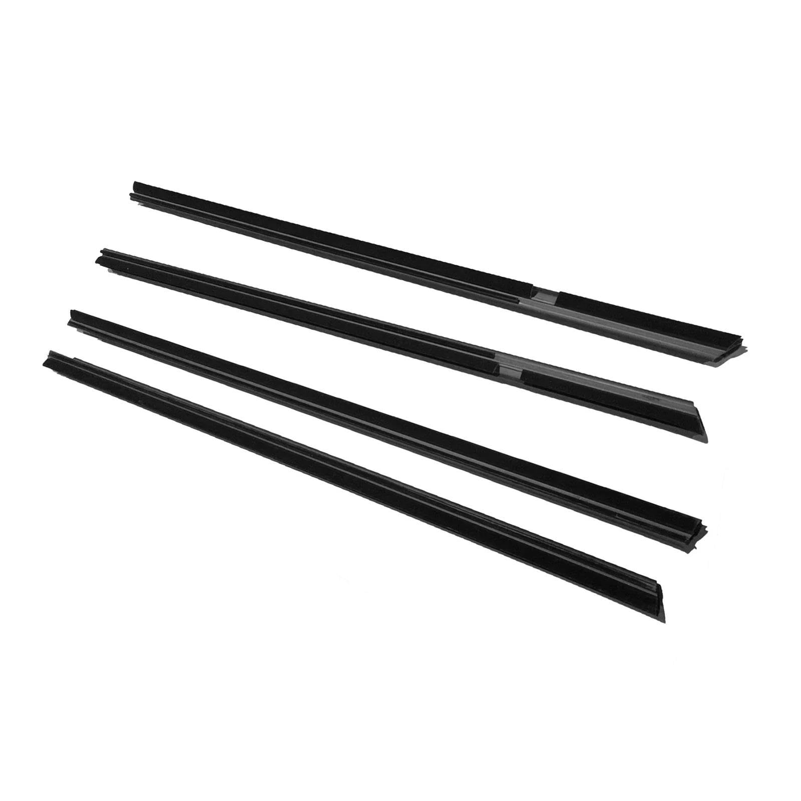 Diqxlgs One Color 4Pcs Outside Window Moulding Weatherstrip For Insight 2010 2011 2012 2013 2014 Car Glass Seal Strip