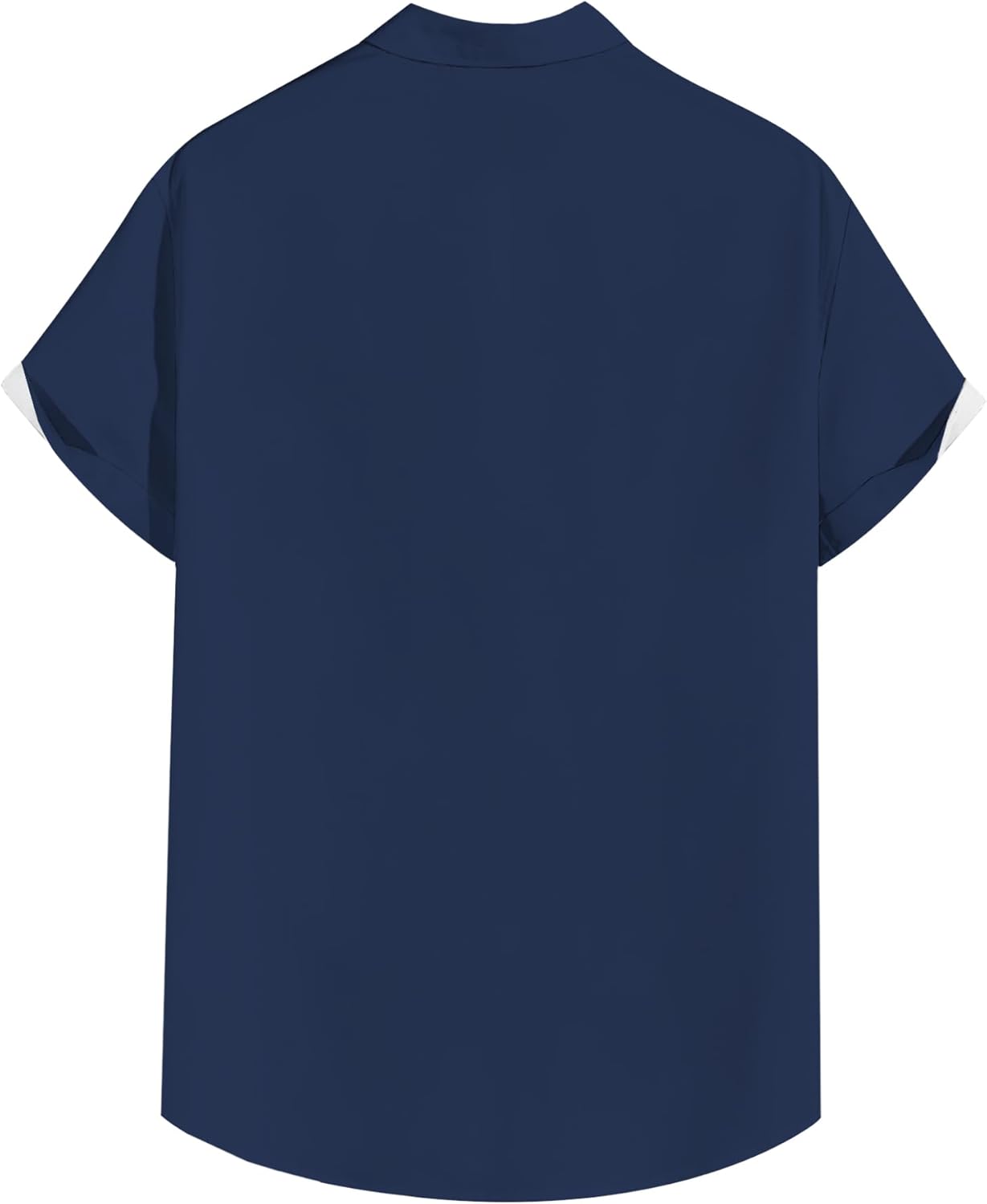 WHO IN SHOP Men's 4th of July American Flag Patriotic Shirts Short Sleeve Button Up USA Memorial Day Shirts - Image 3