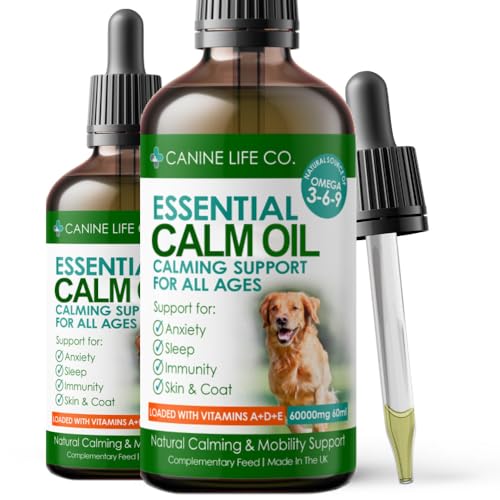 Canine Life Dog Calm Oil 60ml, Hemp Seed Oil